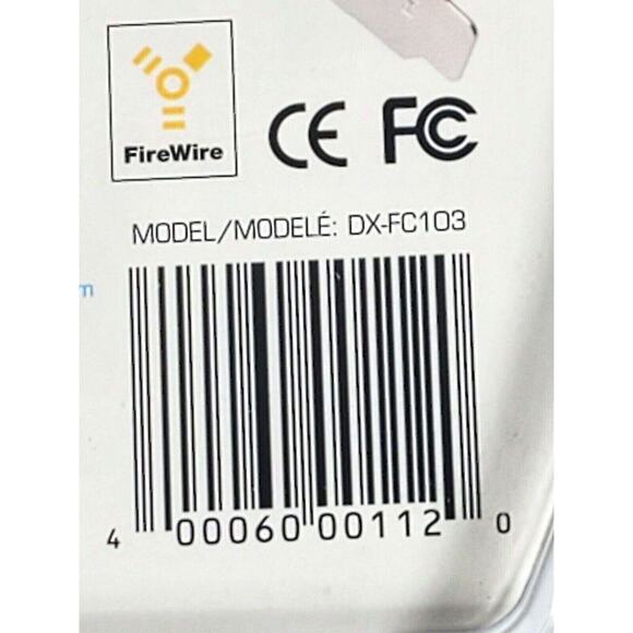 Dynes 3 Port FireWire IEEE 1394 PCI CARD DX-FC103 Factory SEALED Brand NEW - Picture 5 of 6